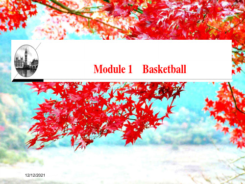 高中英语module1basketball课件外研选修7外研高二选修7英语课件