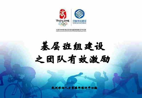 090721699基层班组建设之团队有效激励