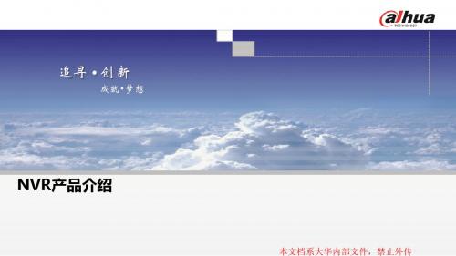 NVR产品介绍【渠道认证】-刘俊6-20140505