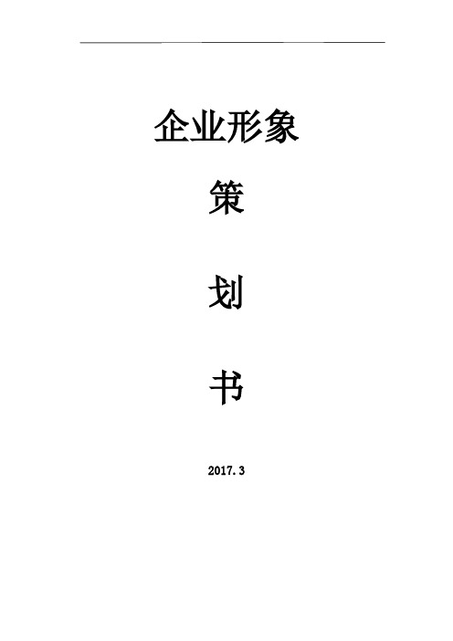 企业形象包装方案