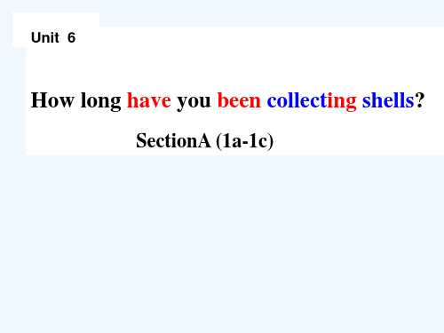 英语人教版八年级下册Unit 6  How long have you been