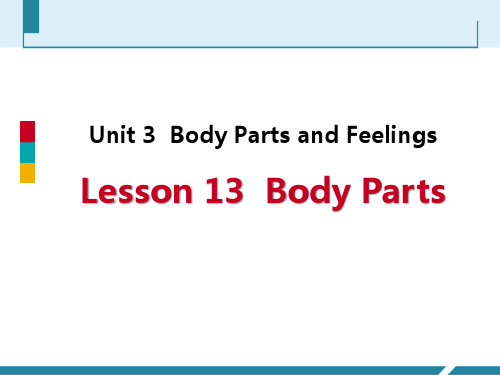 《Body Parts》Body Parts and Feelings PPT免费课件[课件整理]