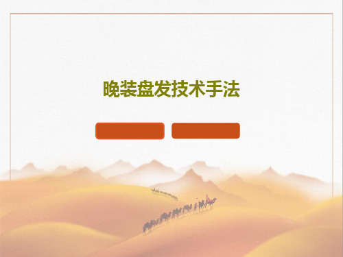 晚装盘发技术手法共32页文档