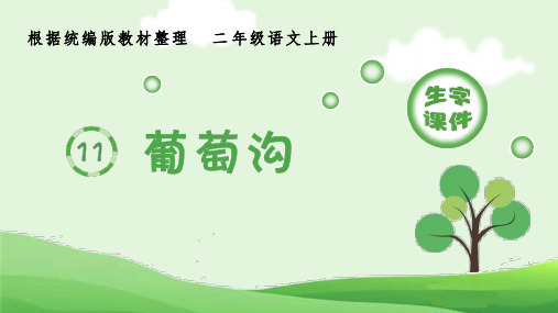11.葡萄沟(生字课件)