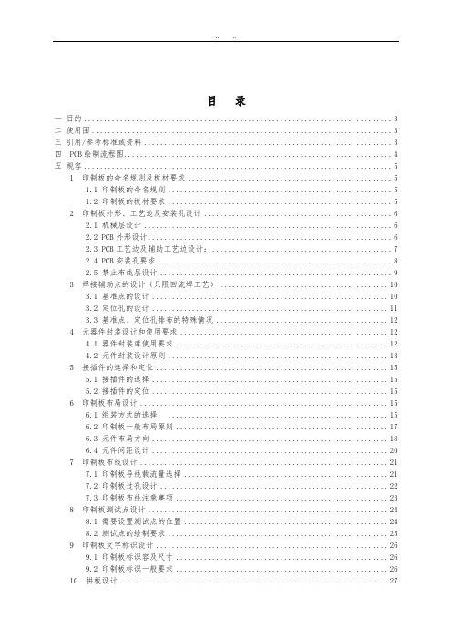pcb工艺的设计规范