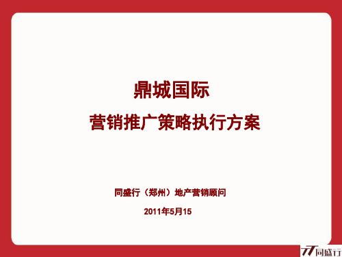 鼎城国际营销推广策划执行方案