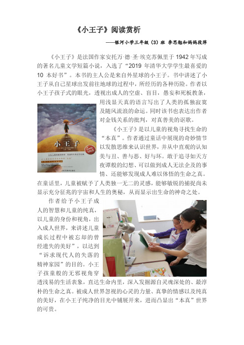 小王子阅读赏析