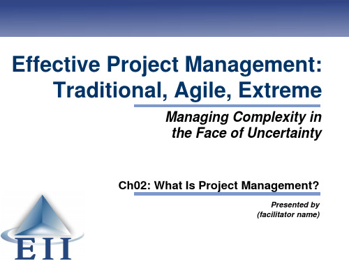 What Is Project Management