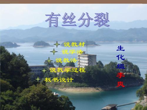 有丝分裂说课稿-有动画