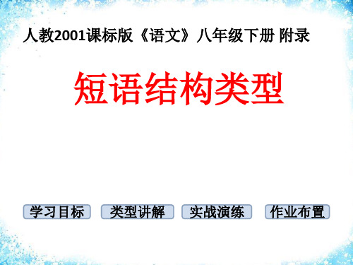 人教版八年级语文下册《录  短语结构类型表》示范课件_22