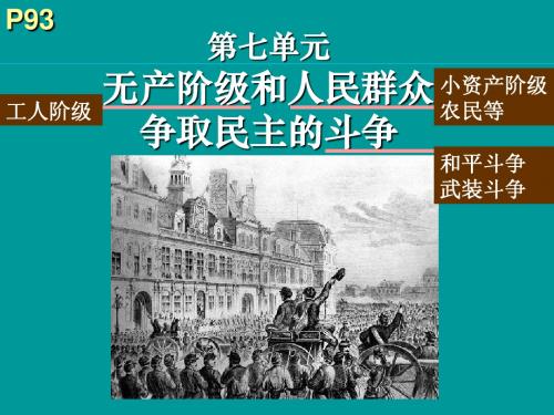 历史课件：_第7单元第1课《英国宪章运动》(人教版选修2)