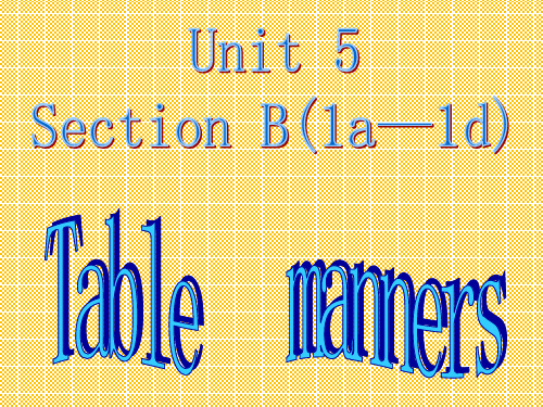 人教新目标九年级英语全册课件Unit5Section