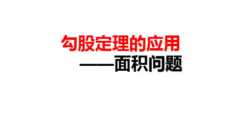17.1勾股定理的应用  面积问题  正式稿5