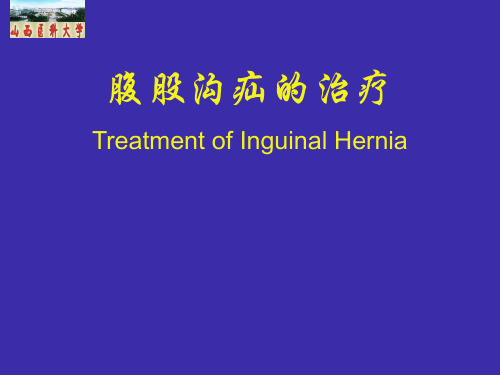 直疝与斜疝的鉴别和诊断课件