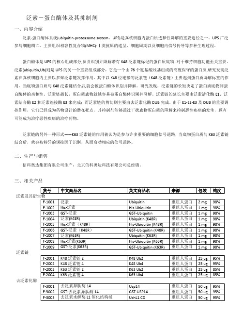 去泛素化酶