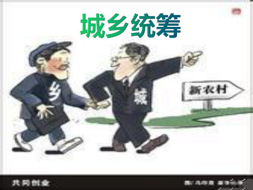 初中政治八年级下册《城乡统筹》课件