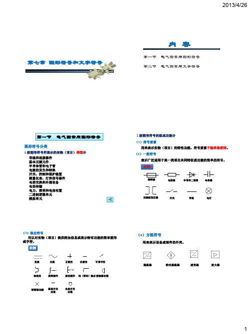第七章  图形符号和文字符号