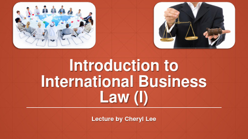 Introduction to International Business Law (I)-1