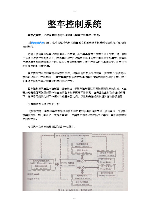 整车控制系统、整车控制器