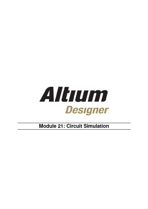 Module 21 - Circuit Simulation