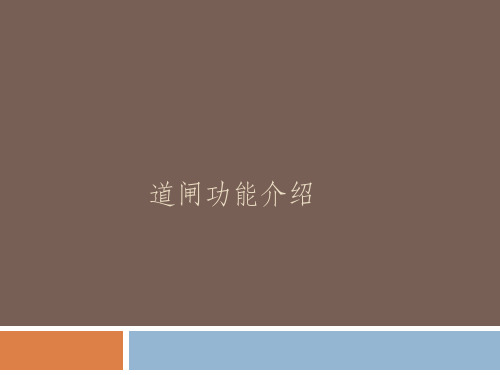 道闸功能