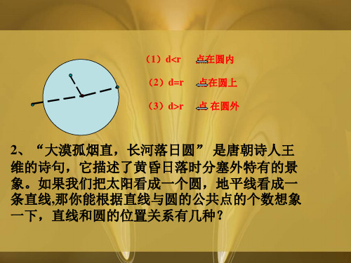 直线与圆和圆的切线的判定性质和画法