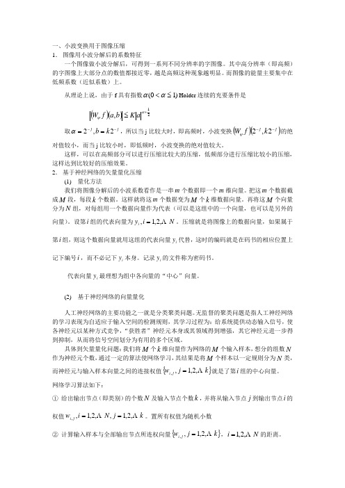 小波变换用于图像压缩
