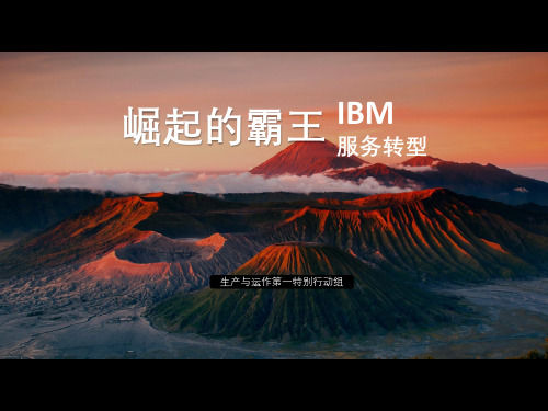 IBM服务转型