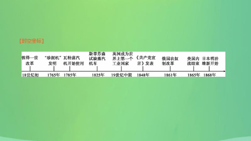 内蒙古包头市2019届中考历史复习世界近现代史第14单元19世纪中期至20世纪初期的世界课件