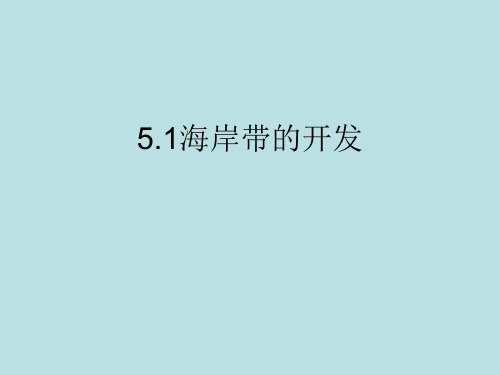 海岸带的开发ppt