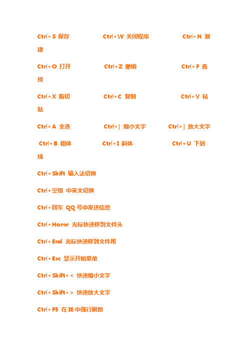 有了它你的鼠标基本可以淘汰了——暴全的键盘操作大全