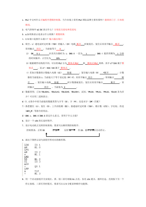 PLC试题