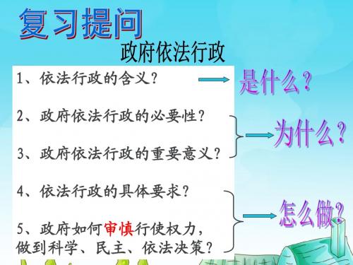 权力的行使：需要监督