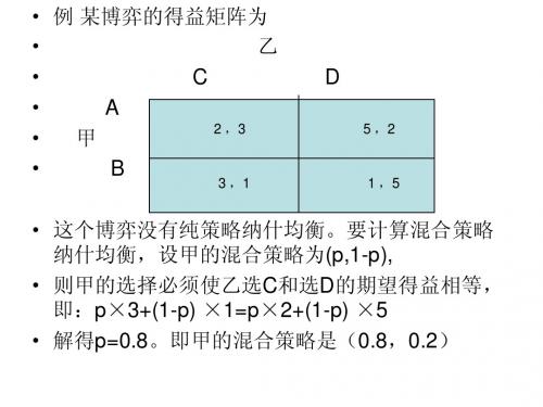 博弈论9