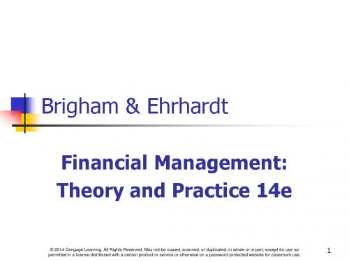 Financial Management：Theory and Practice (2)