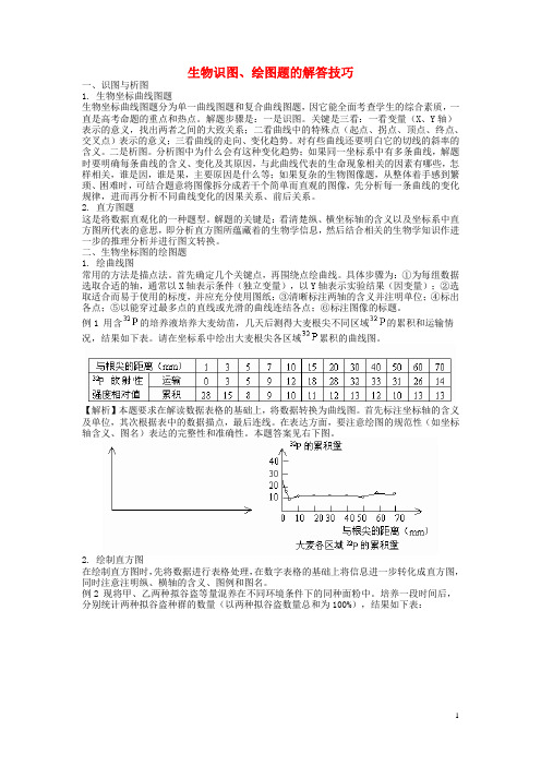 高中生物 识图、绘图题的解答技巧