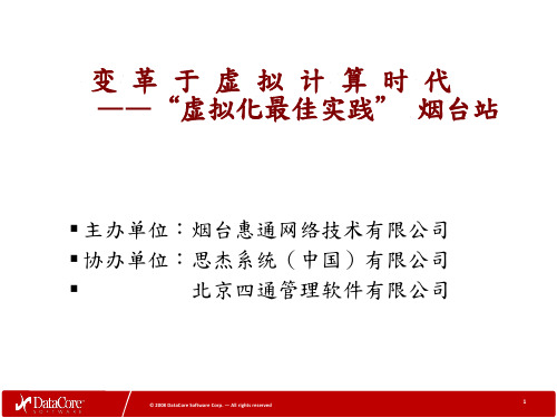 Datacore 存储虚拟化