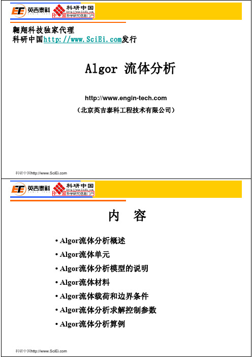 Algor 流体分析