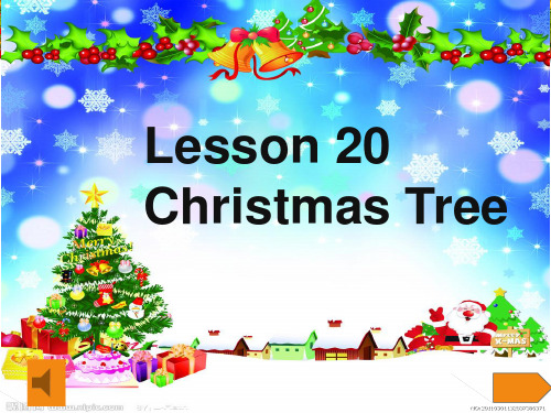 冀教版英语五年级下册lesson 20 Christmas Tree