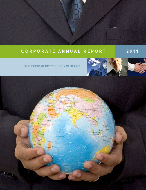 公司年度报告英文样板 _Corporate Annual Report [Adobe Indesign模板]