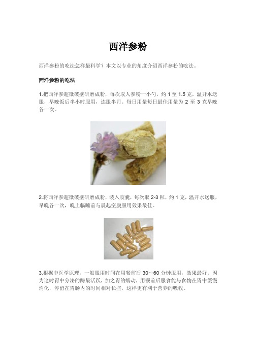 西洋参粉