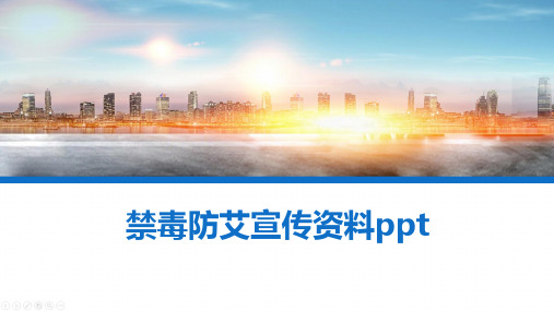禁毒防艾宣传资料ppt