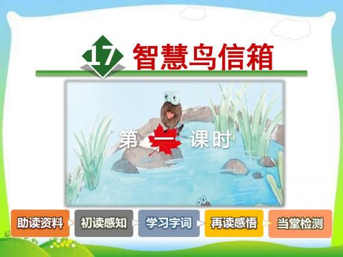 新苏教版二年级语文下册17智慧鸟信箱第一课时课件