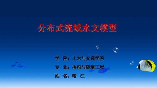 分布式流域水文模型PPT精选文档