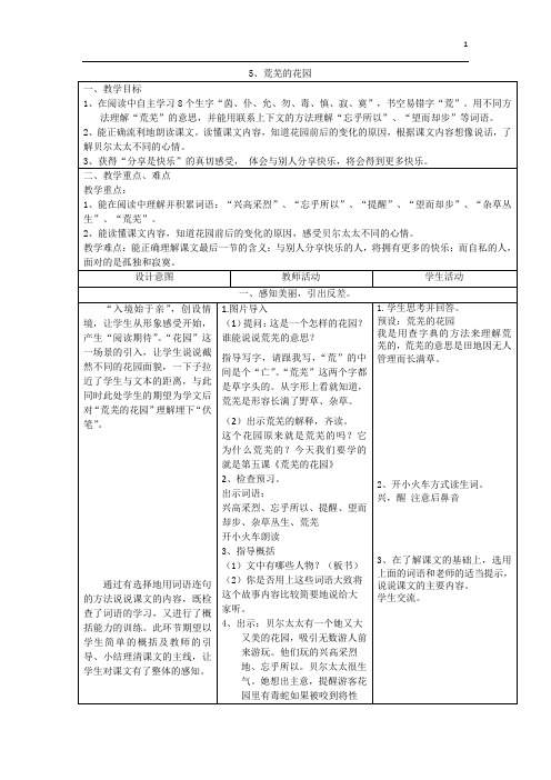 荒芜的花园
