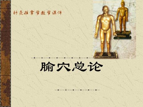 腧穴总论