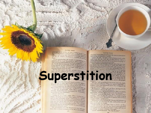 Superstition  英语迷信小说明