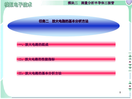 模电模块二放大电路ppt课件