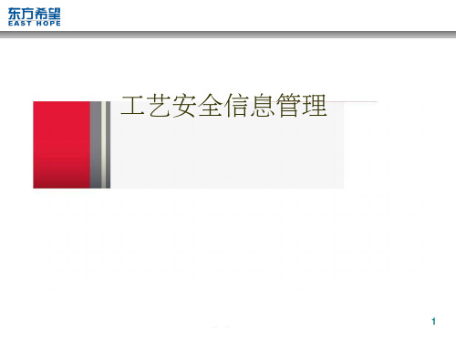 《工艺安全信息管理》PPT课件