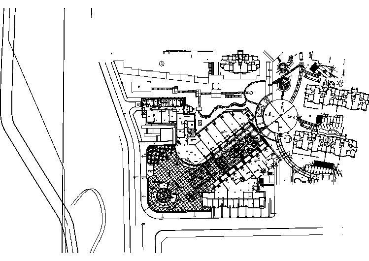 长春万科一期城市花园(LA施工图) plan